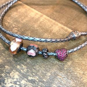 Authentic Pandora Double Wrap Bracelet